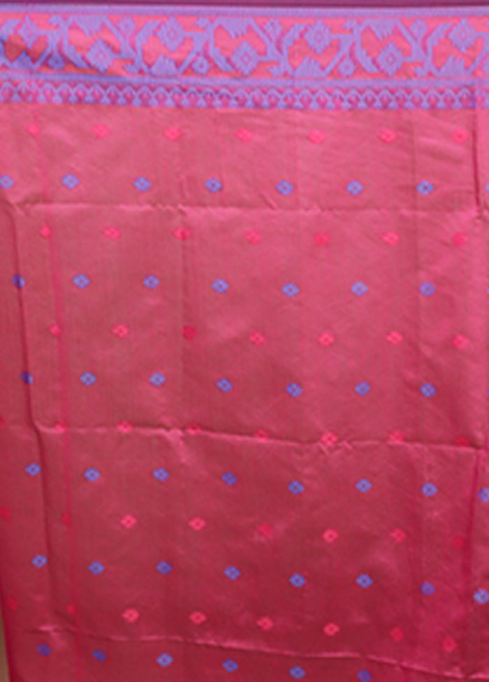 Green Matka Silk Saree With Blouse Piece