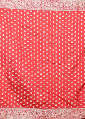 Pink Dupion Silk Saree With Blouse Piece