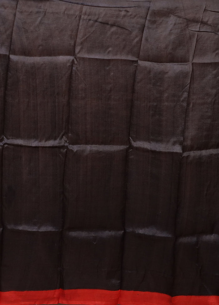 Cream Printed Pure Silk Saree Without Blouse Piece