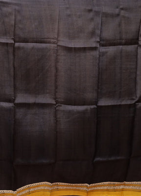 Cream Printed Pure Silk Saree Without Blouse Piece