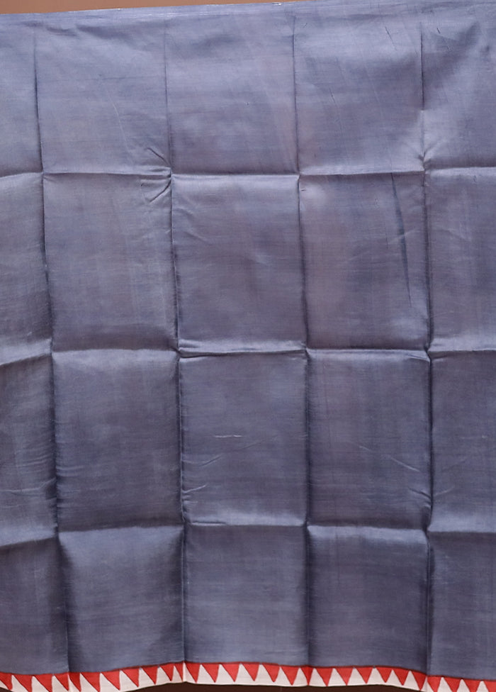 Red Printed Pure Silk Saree Without Blouse Piece