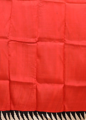 Cream Printed Pure Silk Saree Without Blouse Piece