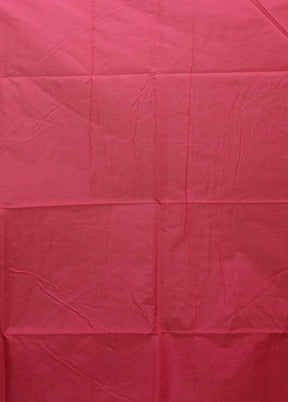 Red Kora Silk Saree With Blouse Piece