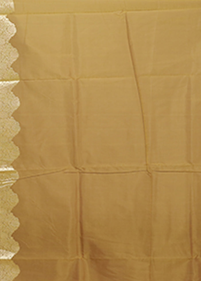 Green Kora Silk Saree With Blouse Piece