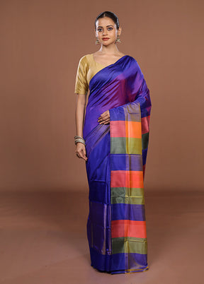Multicolor Printed Pure Silk Saree Without Blouse Piece