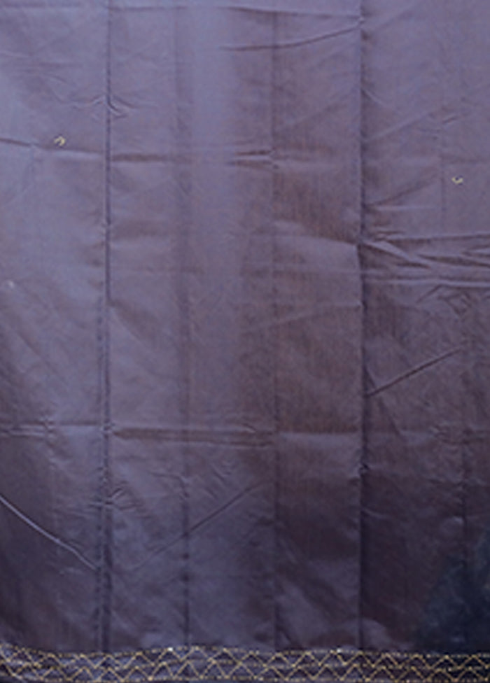 Blue Cotton Saree With Blouse Piece