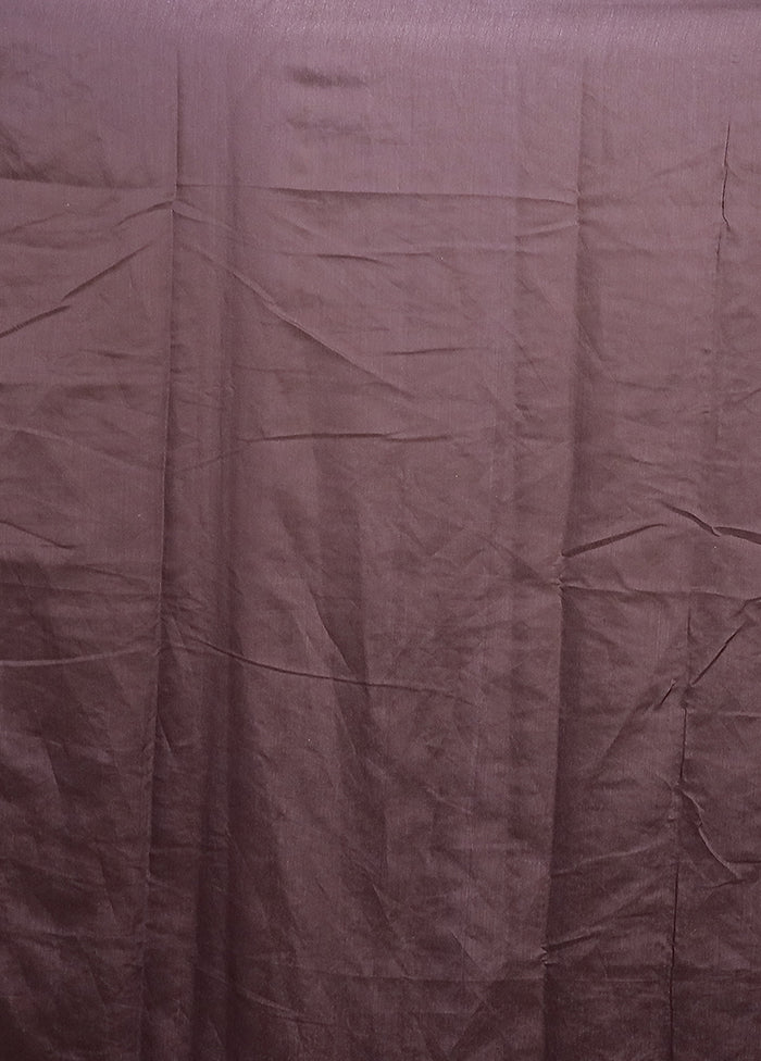 Cream Cotton Saree With Blouse Piece