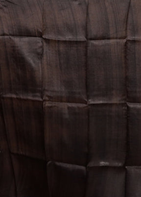 Black Printed Pure Silk Saree Without Blouse Piece