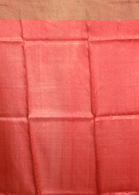 Purple Tussar Silk Saree With Blouse Piece