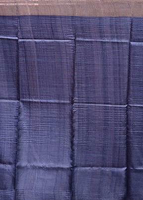 Multicolor Handloom Tussar Pure Silk Saree With Blouse Piece