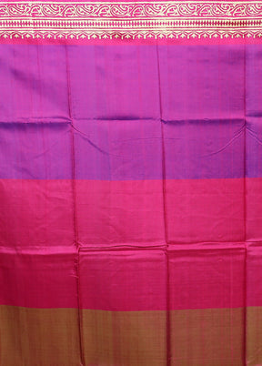 Green Printed Pure Silk Saree Without Blouse Piece