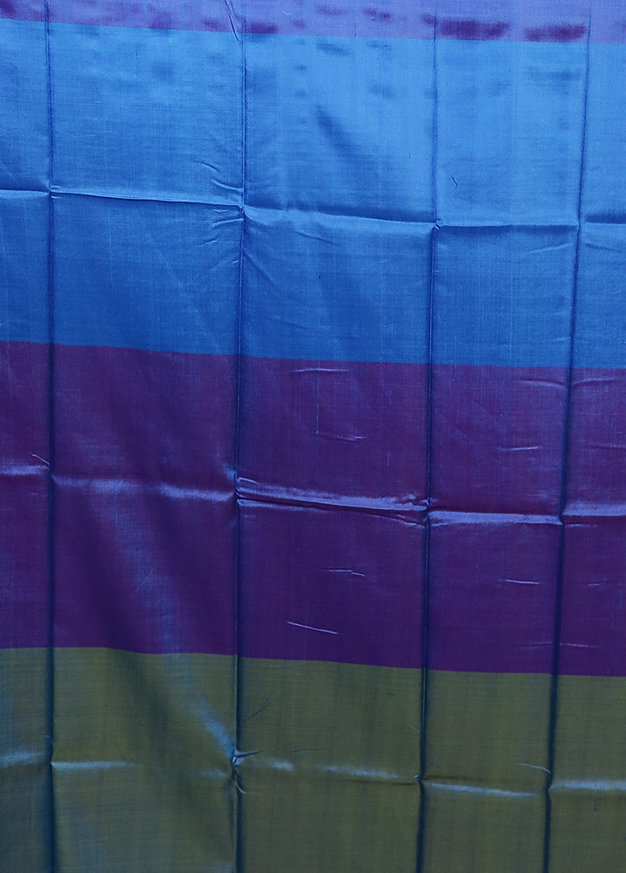 Pink Printed Pure Silk Saree Without Blouse Piece