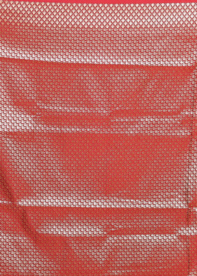 Maroon Banarasi Silk Saree With Blouse Piece