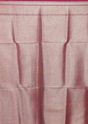 Purple Cotton Saree With Blouse Piece