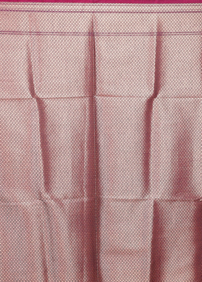 Purple Cotton Saree With Blouse Piece