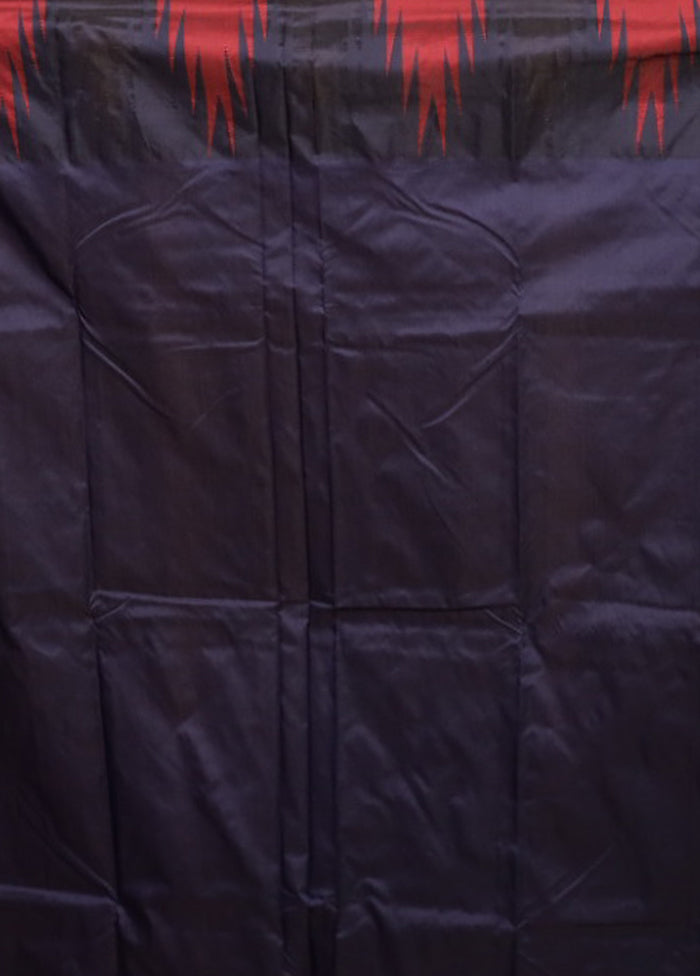 Purple Kanjivaram Silk Saree With Blouse Piece