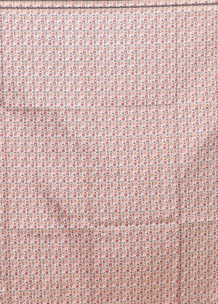 Blue Tussar Silk Saree With Blouse Piece