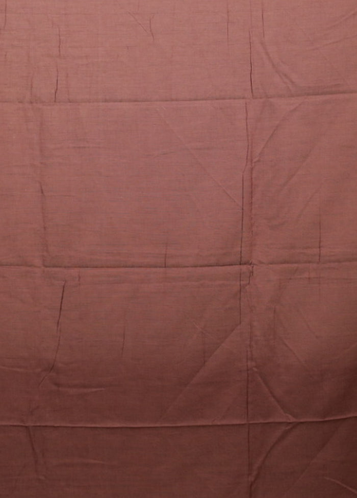 Maroon Matka Silk Saree With Blouse Piece