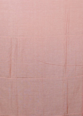 Pink Matka Silk Saree With Blouse Piece