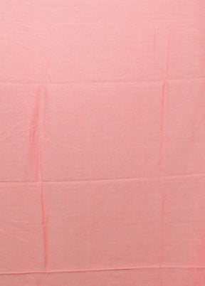 Pink Matka Silk Saree With Blouse Piece