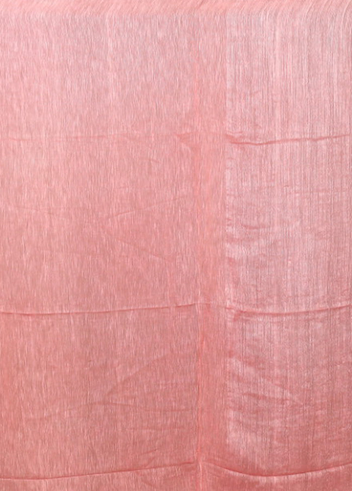 Cream Matka Silk Saree With Blouse Piece