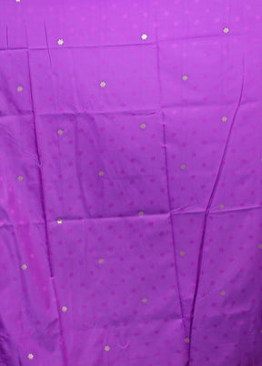 Blue Dupion Silk Saree With Blouse Piece