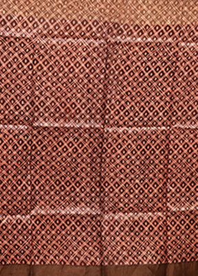 Purple Handloom Tussar Pure Silk Saree With Blouse Piece