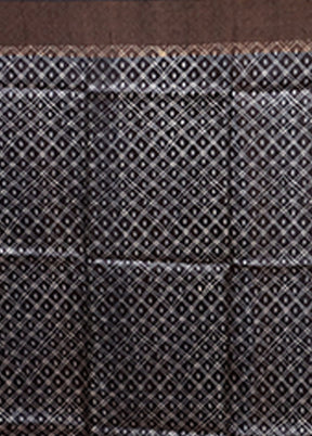 Blue Handloom Tussar Pure Silk Saree With Blouse Piece