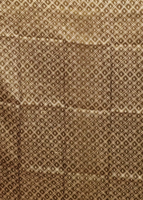 Cream Tussar Silk Saree With Blouse Piece