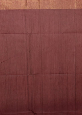 Purple Pure Cotton Saree With Blouse Piece