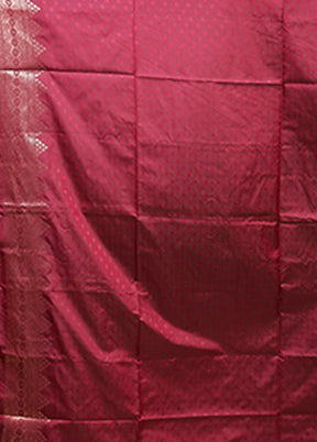 Green Dupion Silk Saree With Blouse Piece