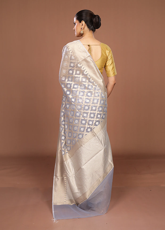 Green Kora Silk Saree With Blouse Piece