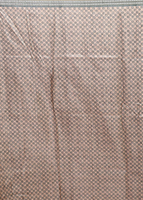 Green Tussar Silk Saree With Blouse Piece