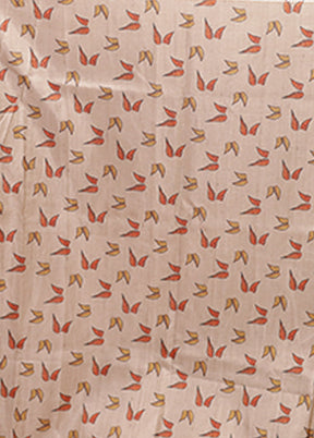 Green Tussar Silk Saree With Blouse Piece