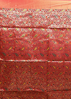 Green Dupion Silk Saree With Blouse Piece