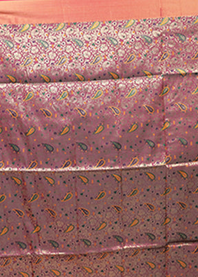 Green Dupion Silk Saree With Blouse Piece