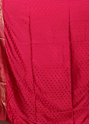 Blue Dupion Silk Saree With Blouse Piece