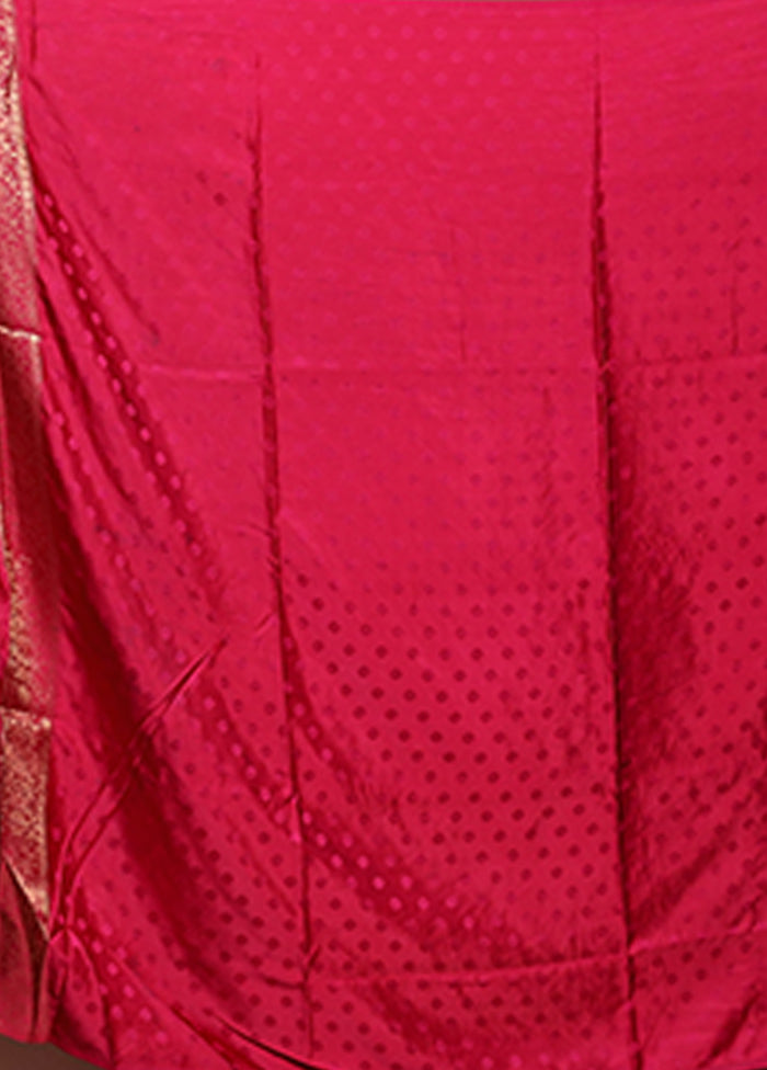 Blue Dupion Silk Saree With Blouse Piece