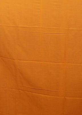 Yellow Matka Silk Saree With Blouse Piece