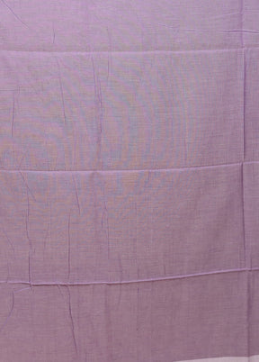 Purple Matka Silk Saree With Blouse Piece