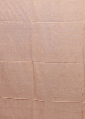 Cream Matka Silk Saree With Blouse Piece