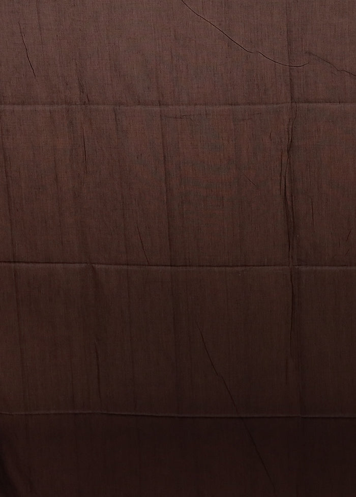 Black Matka Silk Saree With Blouse Piece