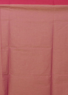 Purple Cotton Saree With Blouse Piece