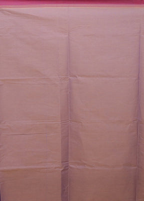 Purple Cotton Saree With Blouse Piece