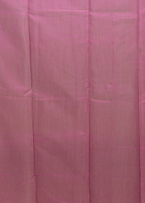 Yellow Pure Cotton Saree With Blouse Piece