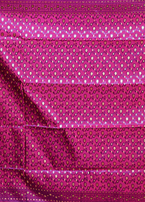 Blue Tanchoi Silk Saree With Blouse Piece