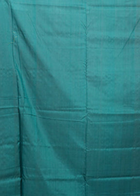 Rust Ikkat Cotton Saree With Blouse Piece