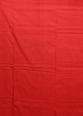 White Ikkat Cotton Saree With Blouse Piece