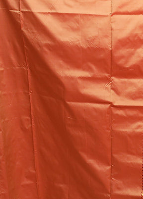 Pink Assam Silk Saree With Blouse Piece