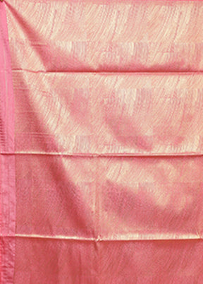 Purple Dupion Silk Saree With Blouse Piece